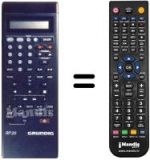 Télécommande équivalente REMCON650