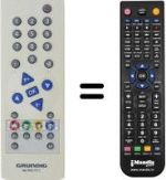 Télécommande équivalente Philips TP 751 C
