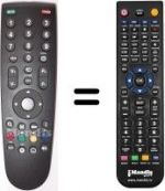 Télécommande équivalente Grundig 19-2930T