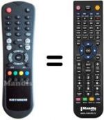 Télécommande équivalente REMCON1136