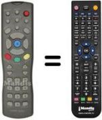 Télécommande équivalente Bluesky FS2500MHI