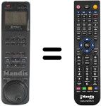 Télécommande équivalente Hitachi 5615141