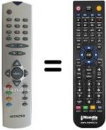 Télécommande équivalente Hitachi VS20151670