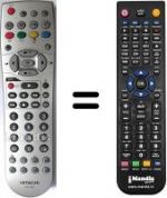 Télécommande équivalente Hitachi 32LD6600A