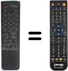 Télécommande équivalente Hitachi 2572281