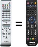 Télécommande équivalente Hitachi VS20349162
