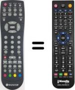 Télécommande équivalente Woxter i-CubeXDiv35XPRECHIGH