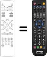 Télécommande équivalente REMCON114