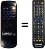 Télécommande équivalente REMCON735