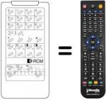 Télécommande équivalente REMCON1179