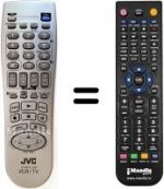 Télécommande équivalente JVC HR-J780EU