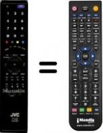 Télécommande équivalente JVC LT-32R90BU