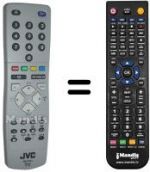Télécommande équivalente JVC RM-C1514