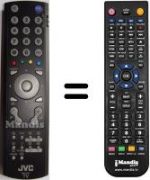 Télécommande équivalente JVC LT-32DA8BJ / P