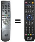 Télécommande équivalente JVC RM-C53-1C