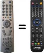 Télécommande équivalente JVC LT-23D50BU