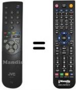 Télécommande équivalente JVC RM-C501C