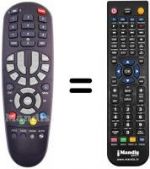 Télécommande équivalente REMCON681