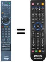 Télécommande équivalente REMCON673
