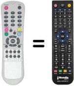 Télécommande équivalente KEYMAT KELC1761T