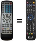 Télécommande équivalente REMCON1156