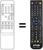 Télécommande équivalente REMCON1018