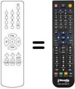 Télécommande équivalente REMCON1106