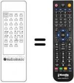 Télécommande équivalente REMCON1198