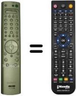 Télécommande équivalente REMCON1107