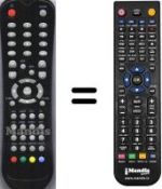 Télécommande équivalente Kenstar S1401CBDUT
