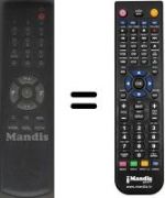 Télécommande équivalente Kneissel R26