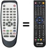 Télécommande équivalente REMCON212