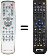 Télécommande équivalente Daewoo REMCON041