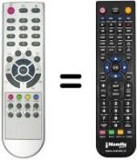 Télécommande équivalente REMCON310