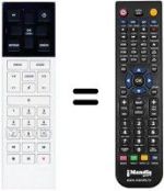 Télécommande équivalente REMCON605