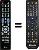 Télécommande équivalente LG 55SL8500