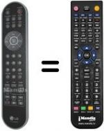 Télécommande équivalente LG 6710T00003G