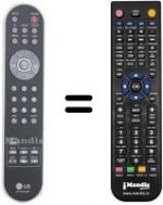 Télécommande équivalente LG 6710T00003P