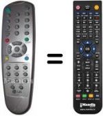 Télécommande équivalente LG 6710V00044K