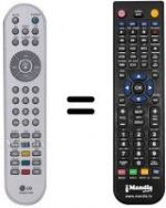 Télécommande équivalente LG 23LC1R-ZB