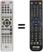Télécommande équivalente REMCON1249