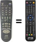 Télécommande équivalente JVC HR-J271EU