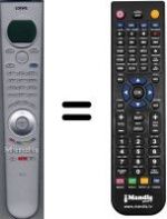 Télécommande équivalente RC2