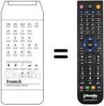 Télécommande équivalente Frontech REMCON102