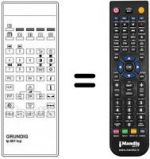 Télécommande équivalente Grundig CINEMA169142