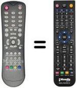 Télécommande équivalente REMCON1283