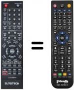 Télécommande équivalente REMCON1245