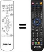 Télécommande équivalente REMCON103