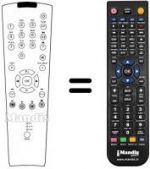 Télécommande équivalente REMCON929