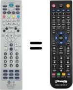 Télécommande équivalente LG RE-44SZ20RD